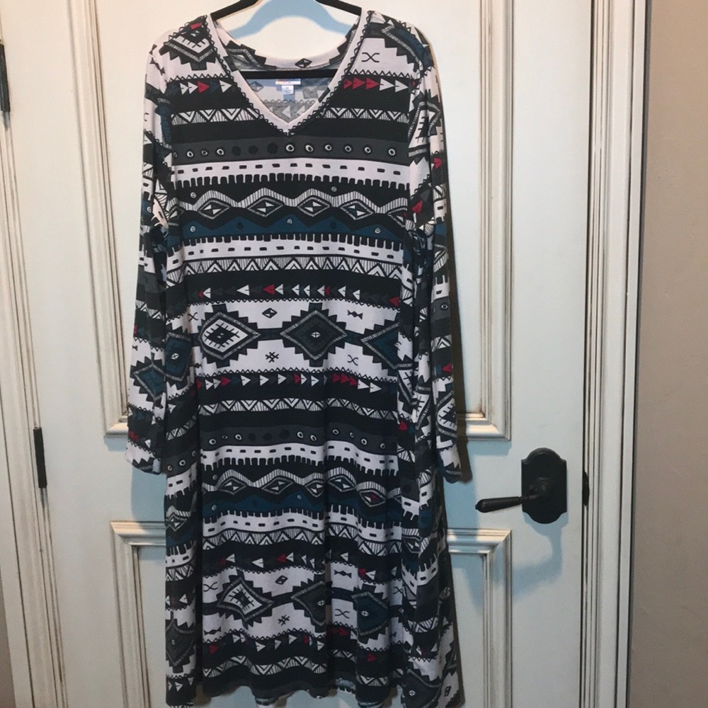 LuLaRoe Emily Dress XL